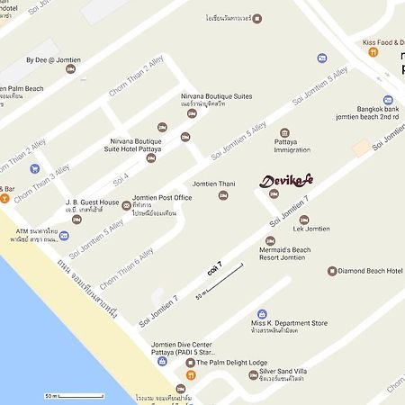 Devika Fe Hotel Джомтиен Бийч Екстериор снимка